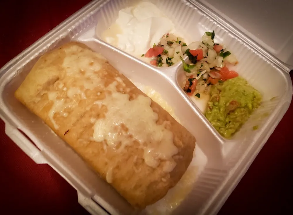 Shreded Beef Chimichanga Sauce on the Side